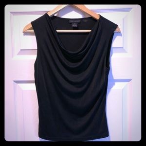 Limited 100% silk drape top